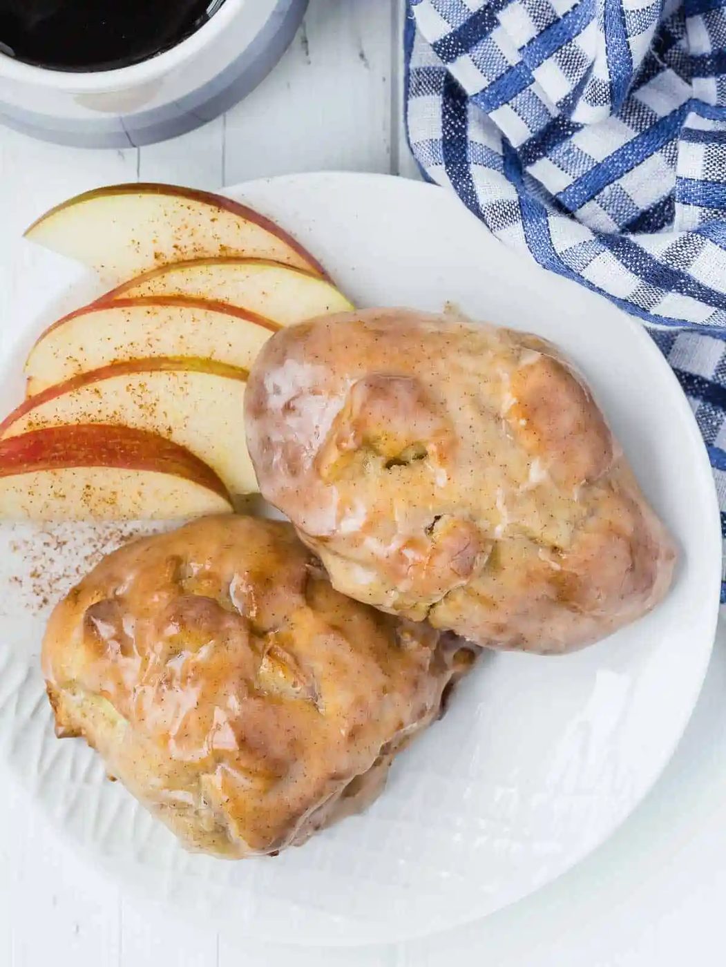 Air Fryer Apple Fritters