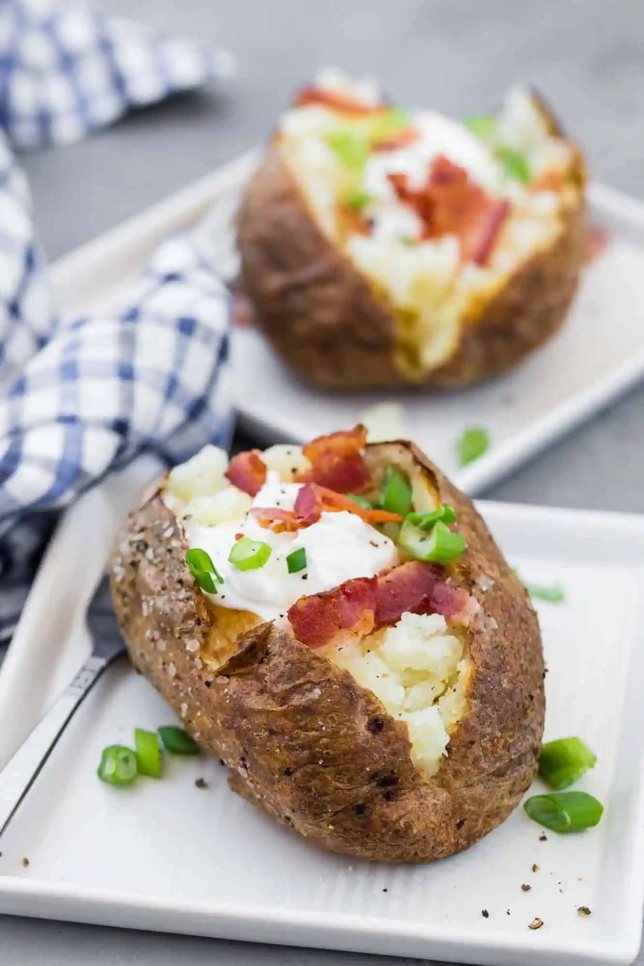 Air Fryer Baked Potatoes – PERFECT potatoes!