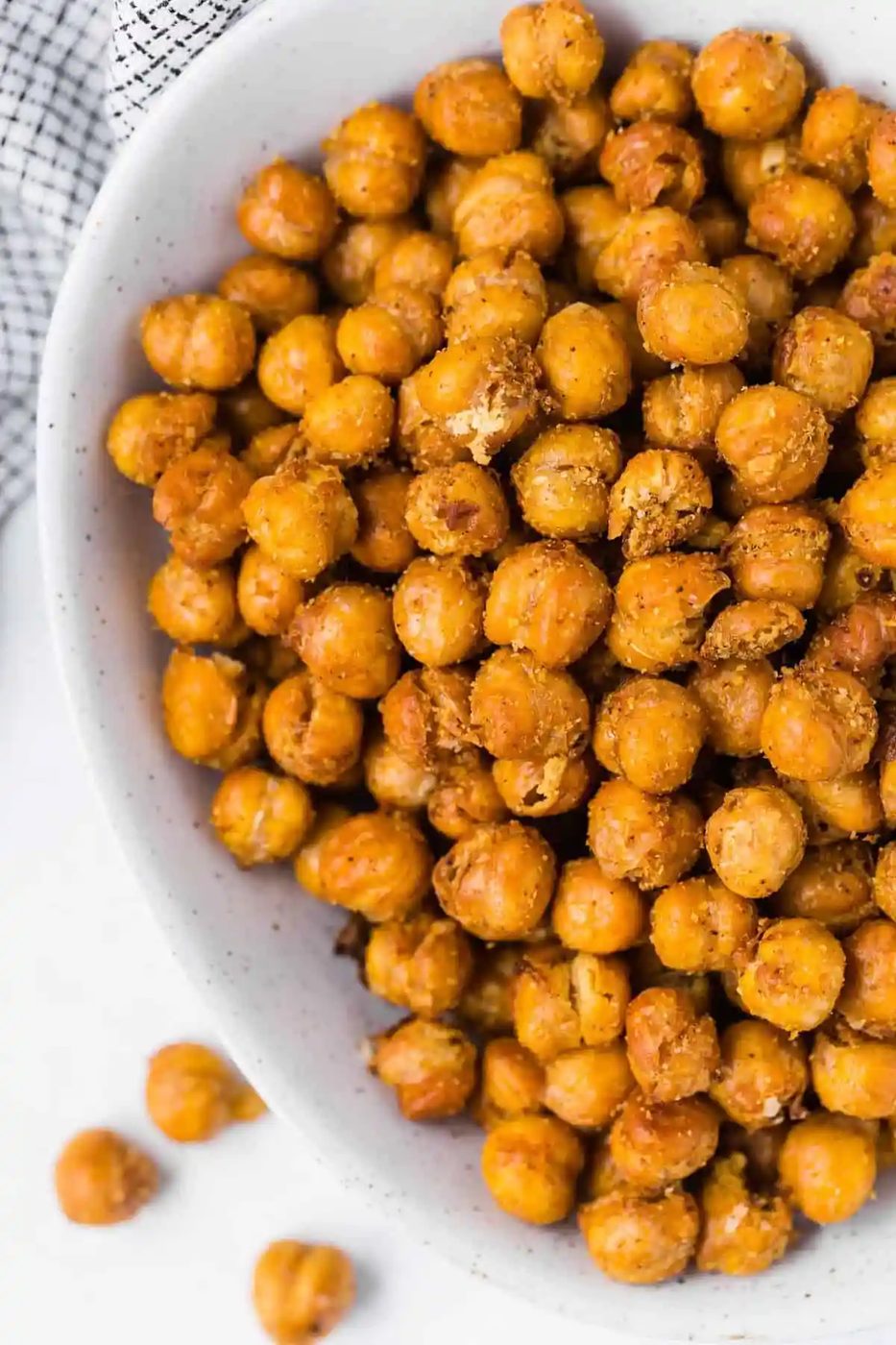 Air Fryer Chickpeas – evenly crispy!