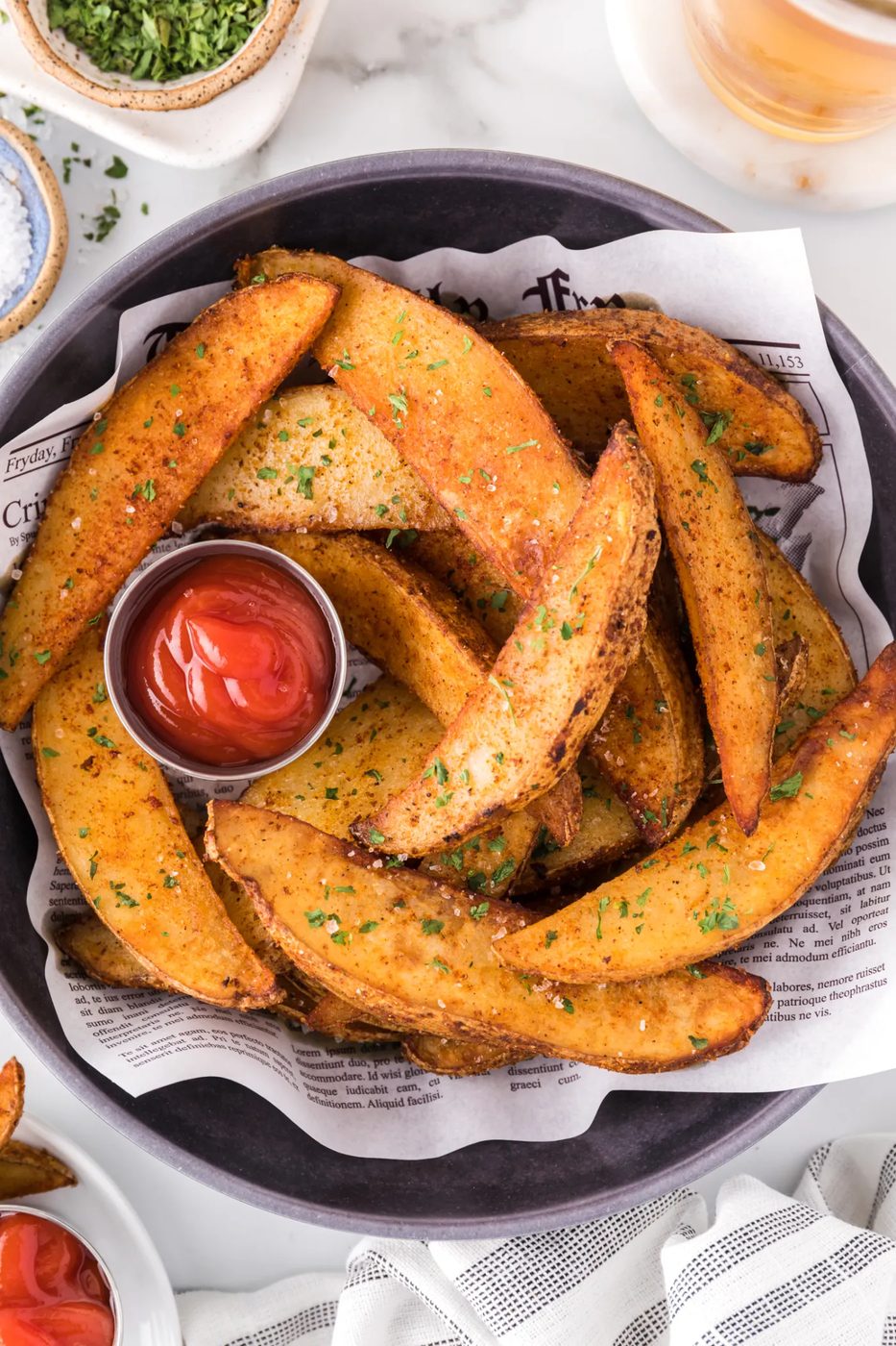 Air Fryer Potato Wedges
