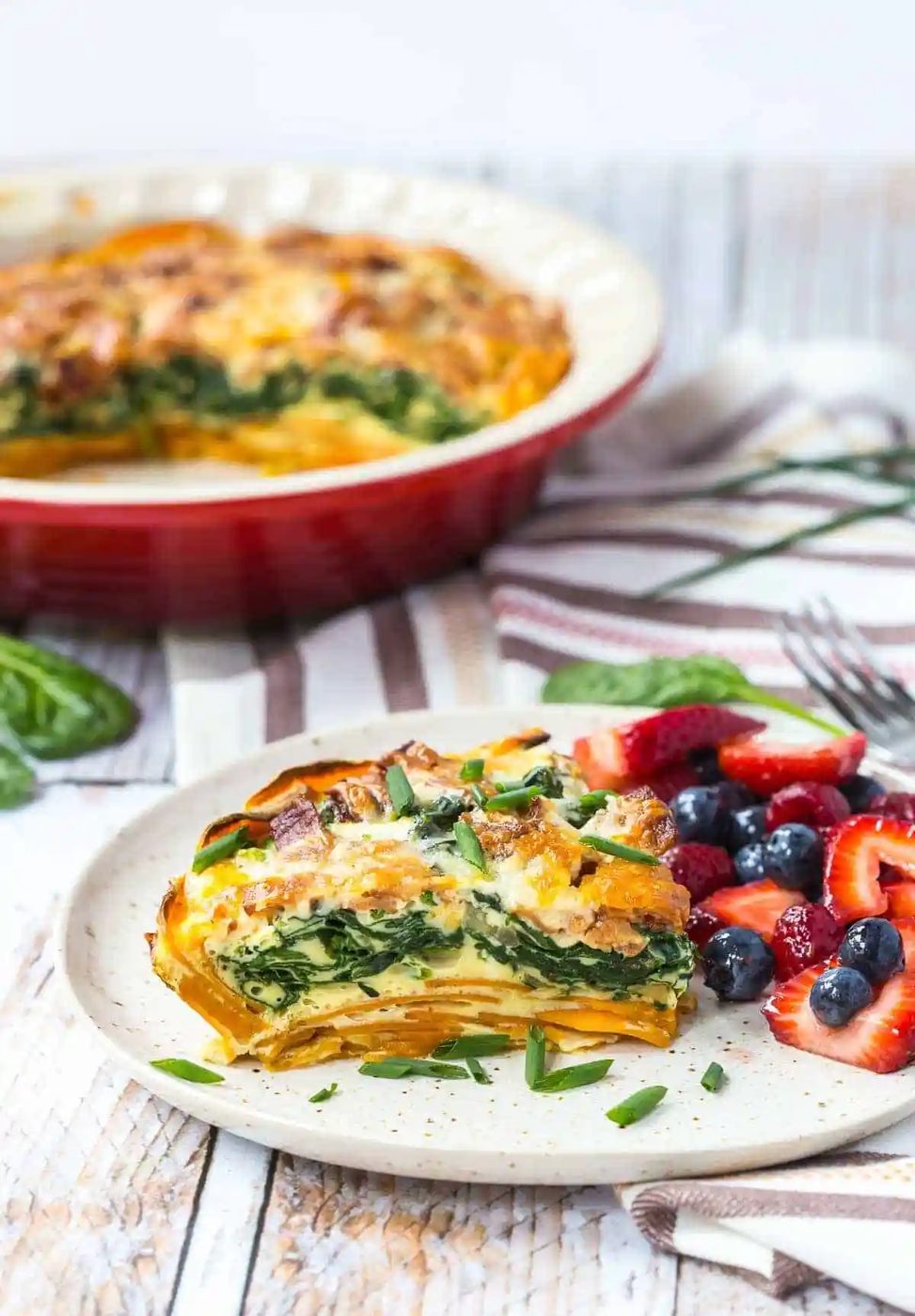 Bacon Cheddar Quiche plus Sweet Potato Crust