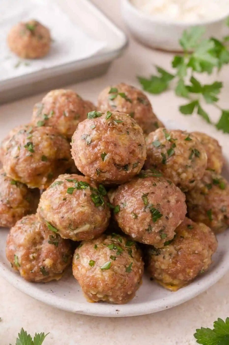 Baked Turkey Meatballs