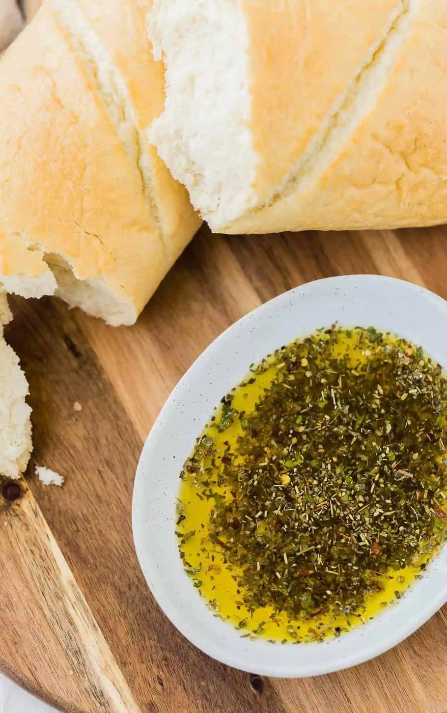 Bread Dipping Oil Recipe | Restaurant-Style