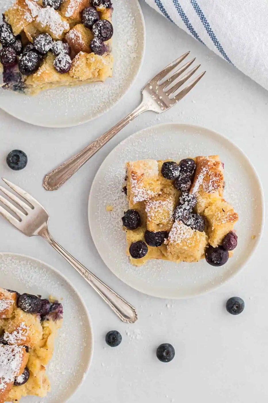 Blueberry Bread Pudding