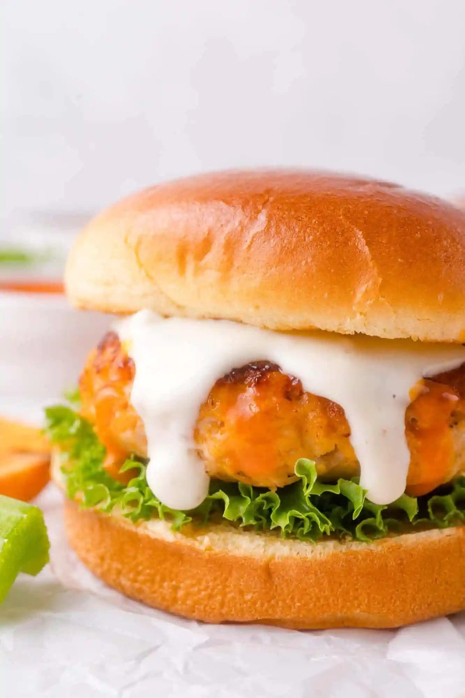 Buffalo Chicken Burgers