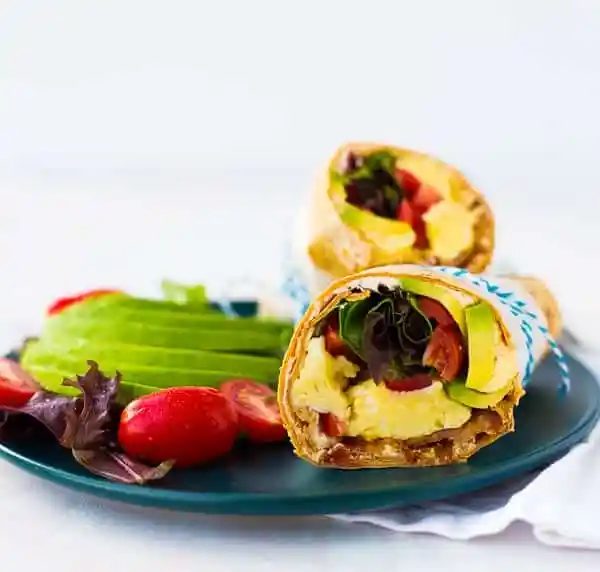 front view displaying the contents of the wrap