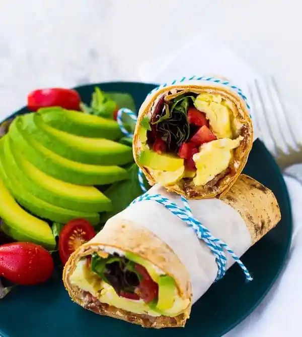 California Breakfast Wrap (Avocado, Egg, Bacon & More!)