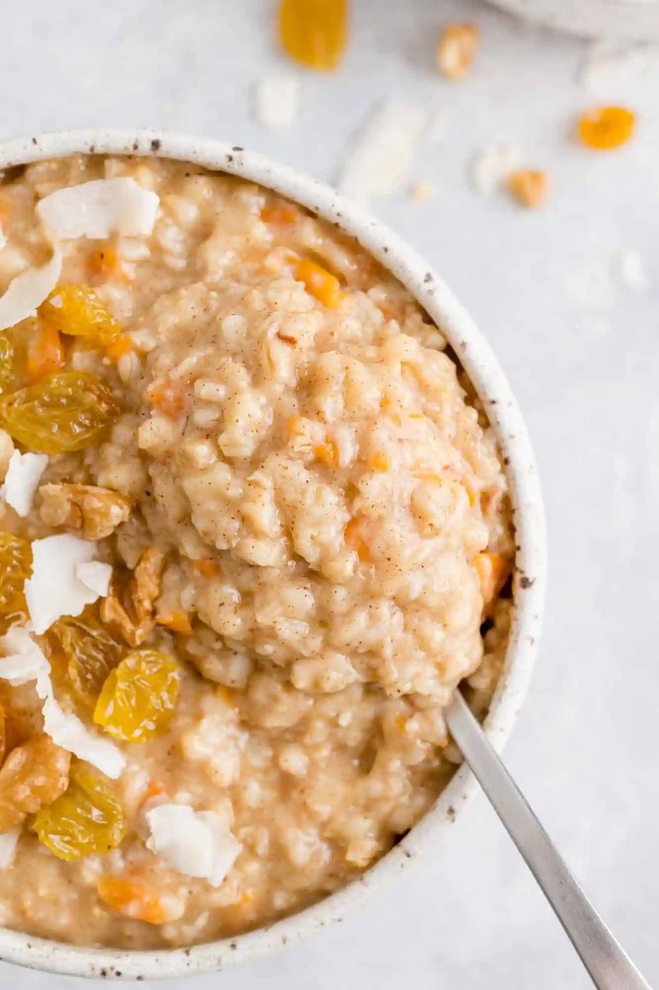 Carrot Cake Slow Cooker Oatmeal