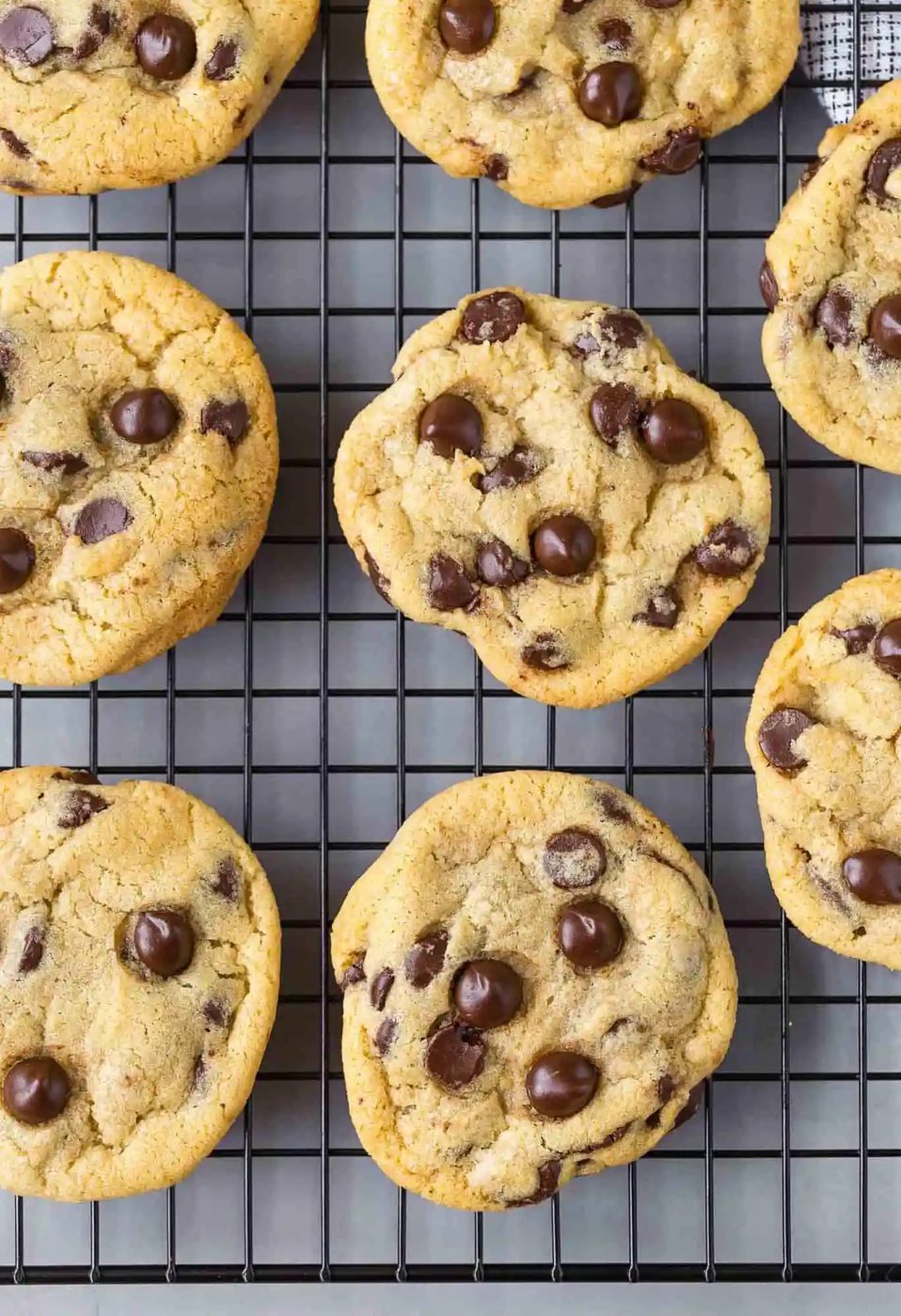 Chocolate Chip Cookies, chewy