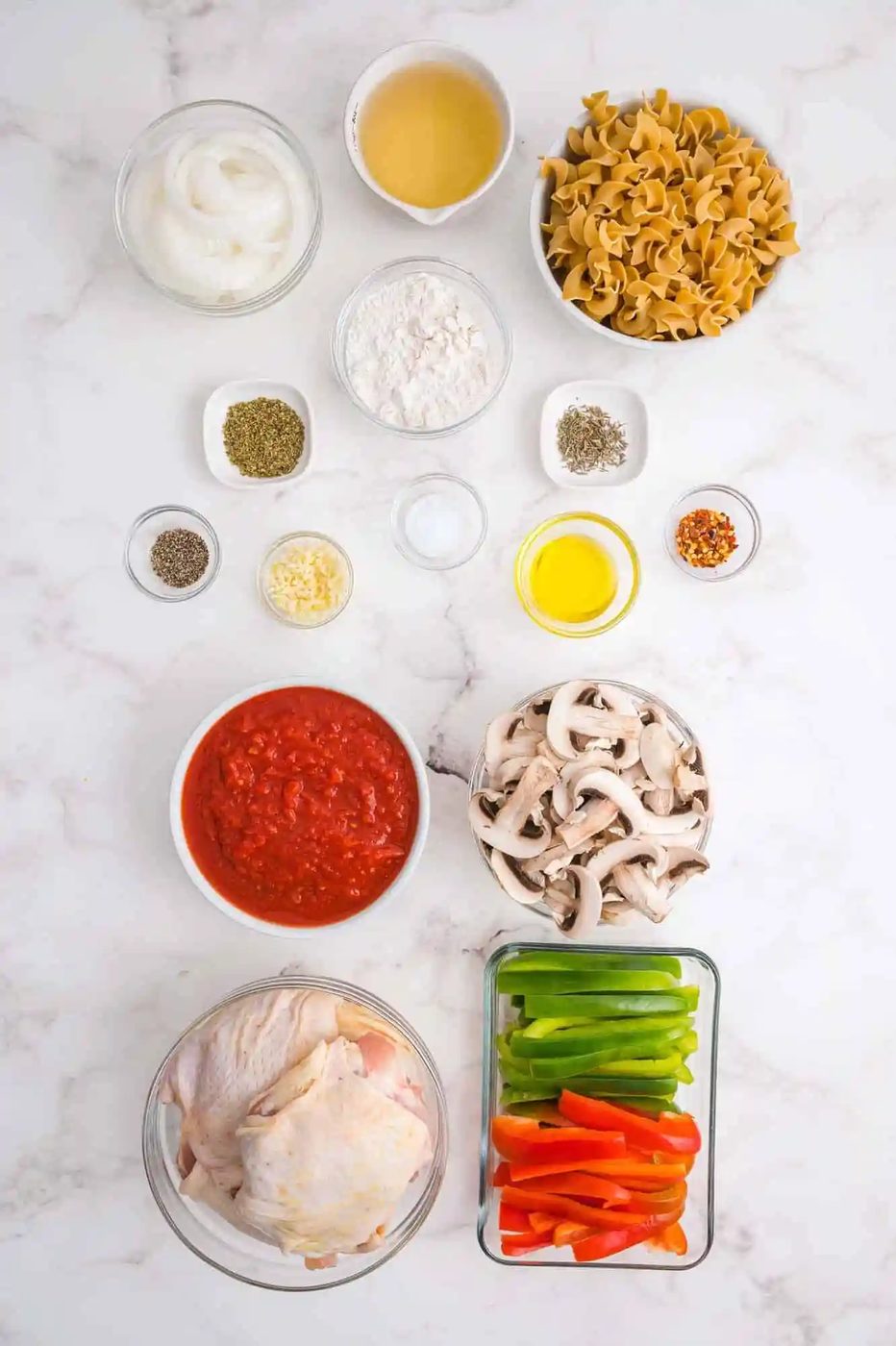 Ingredients needed to make recipe.