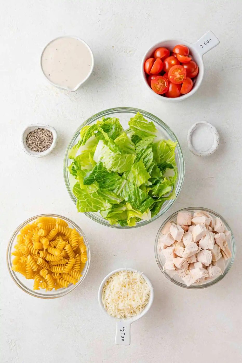 Chicken Caesar Pasta Salad
