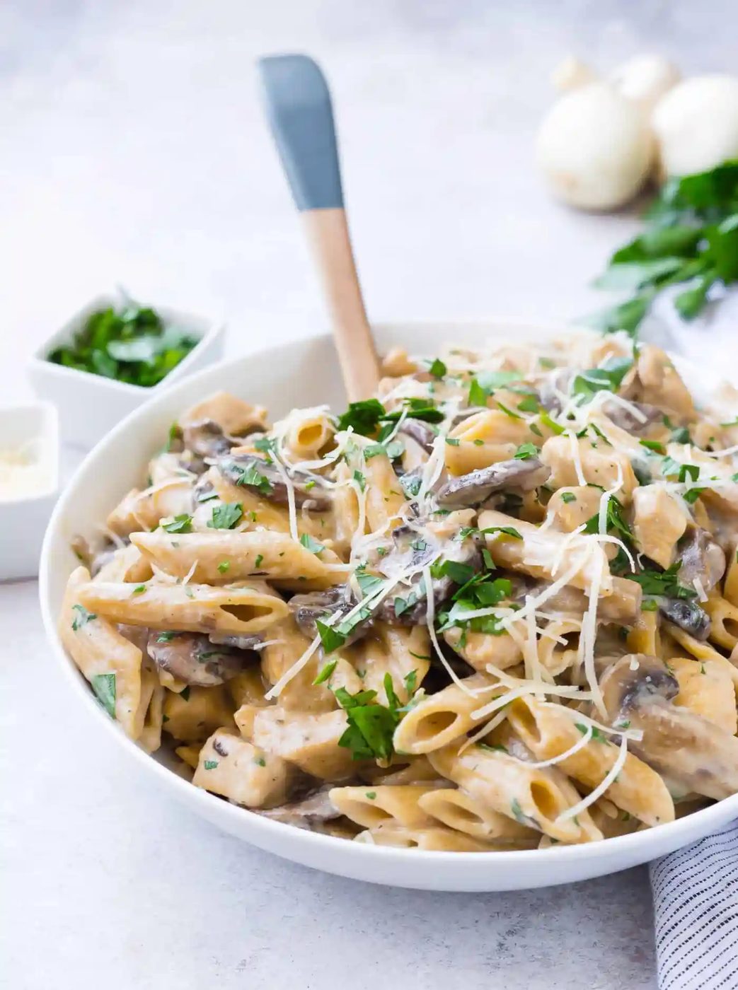Chicken Marsala Pasta – One Pan!
