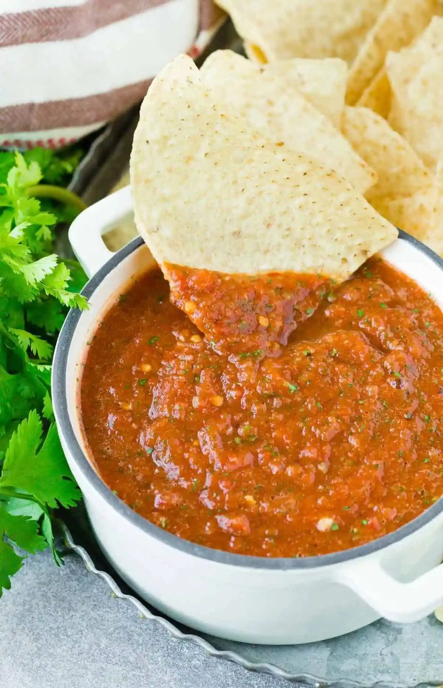 Chipotle Salsa (straightforward blender recipe)