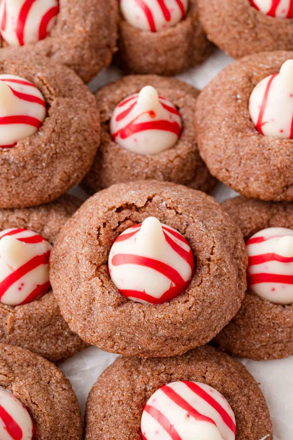 Peppermint Kiss Cookies