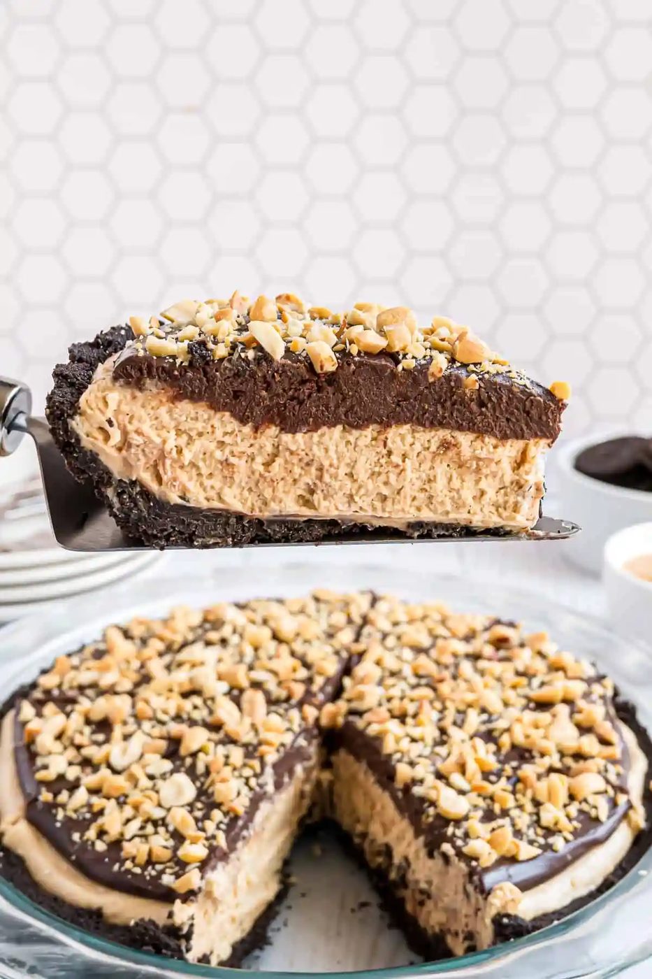 Chocolate Peanut Butter Pie (No Bake)