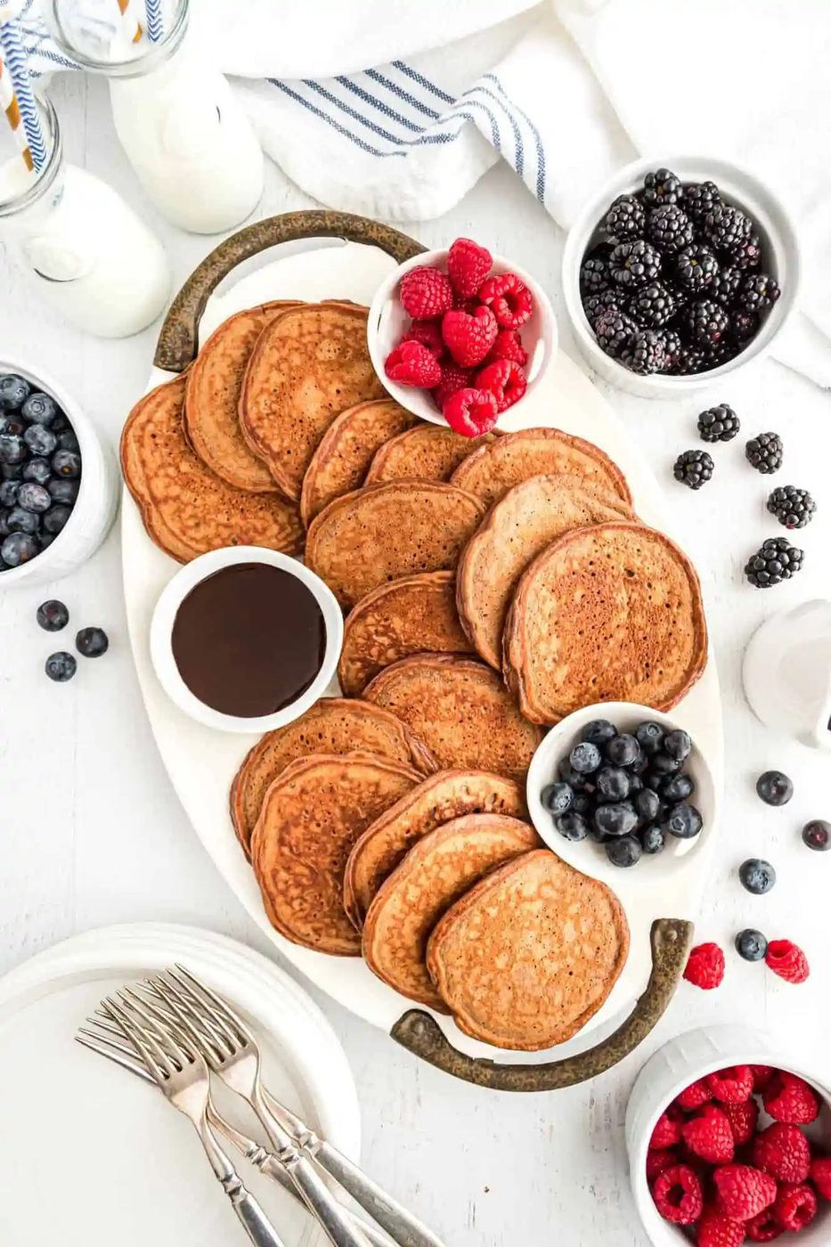 Chocolate Protein Pancakes