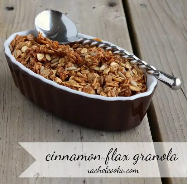 Flax Granola plus Cinnamon and Sunflower Seeds