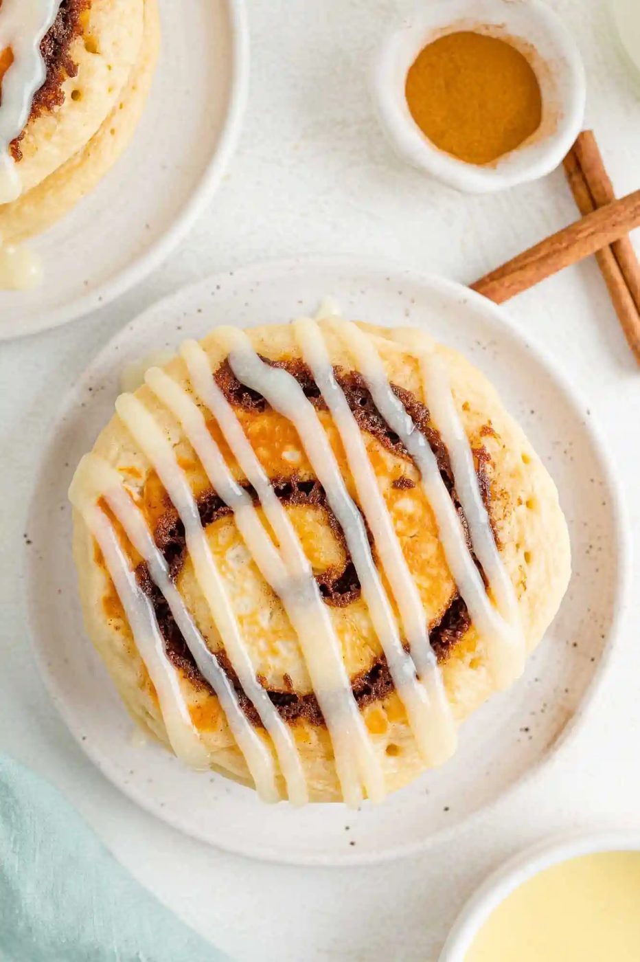 Cinnamon Roll Pancakes