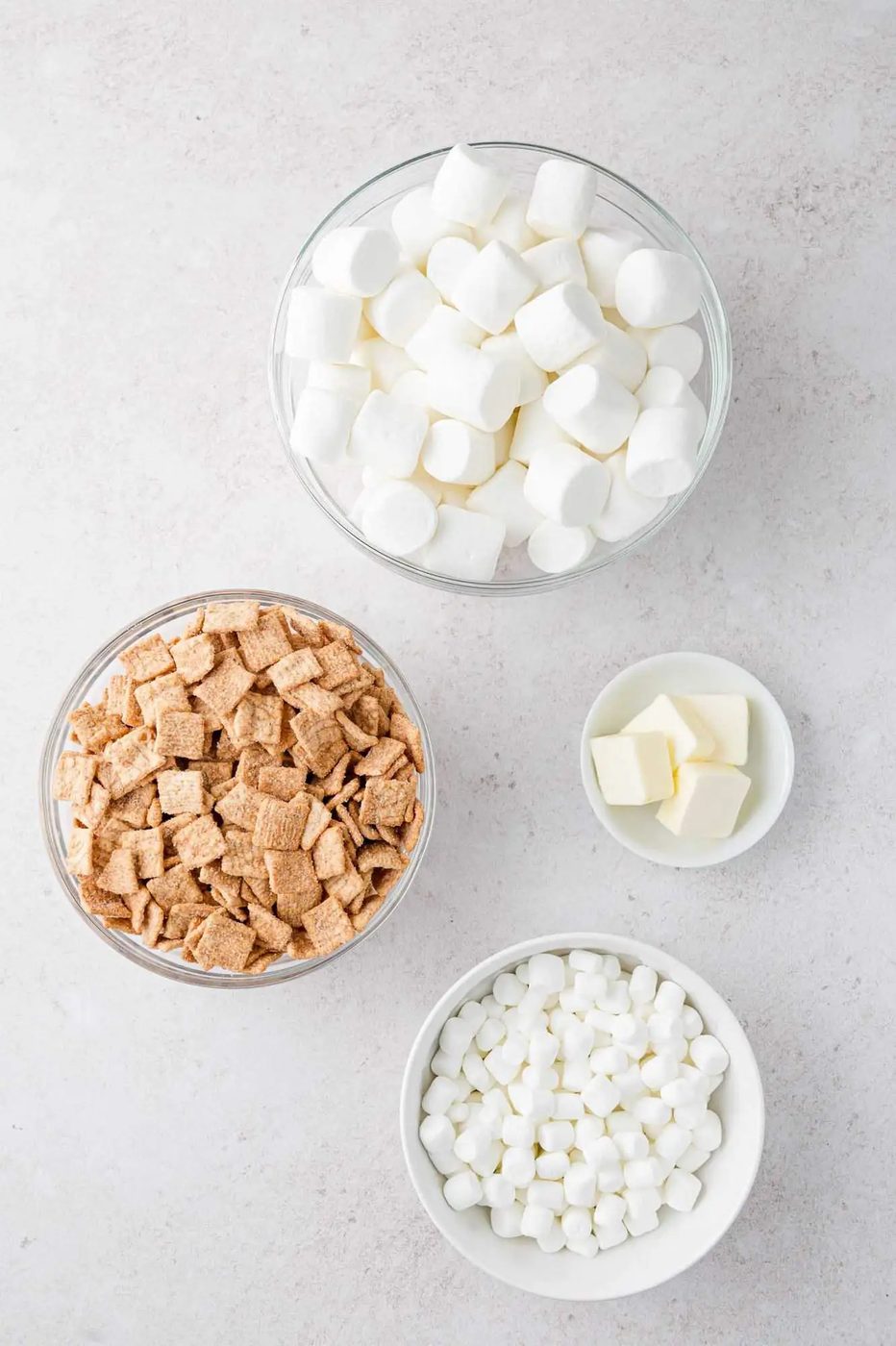 Ingredients needed for the recipe.