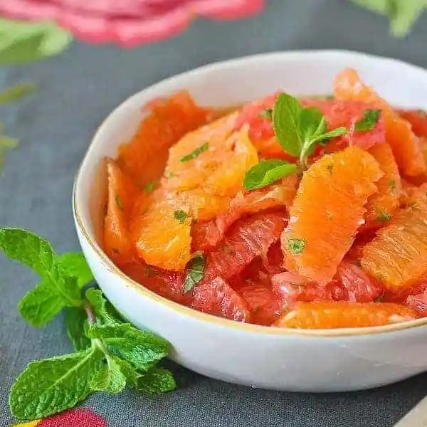 Citrus Salad, served with Mint, Honey and Lime
