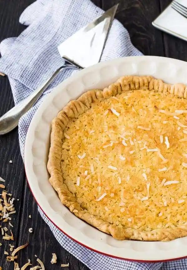 Coconut Custard Pie – Straightforward Recipe!