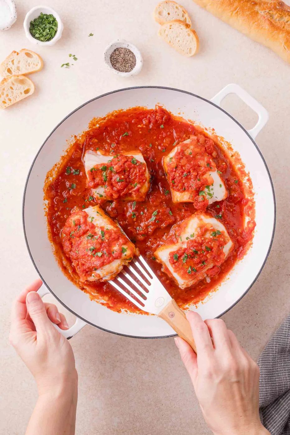 Cod in Tomato Sauce