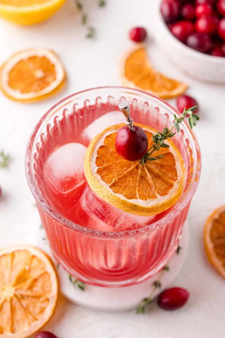 Cranberry Thyme Spritzer