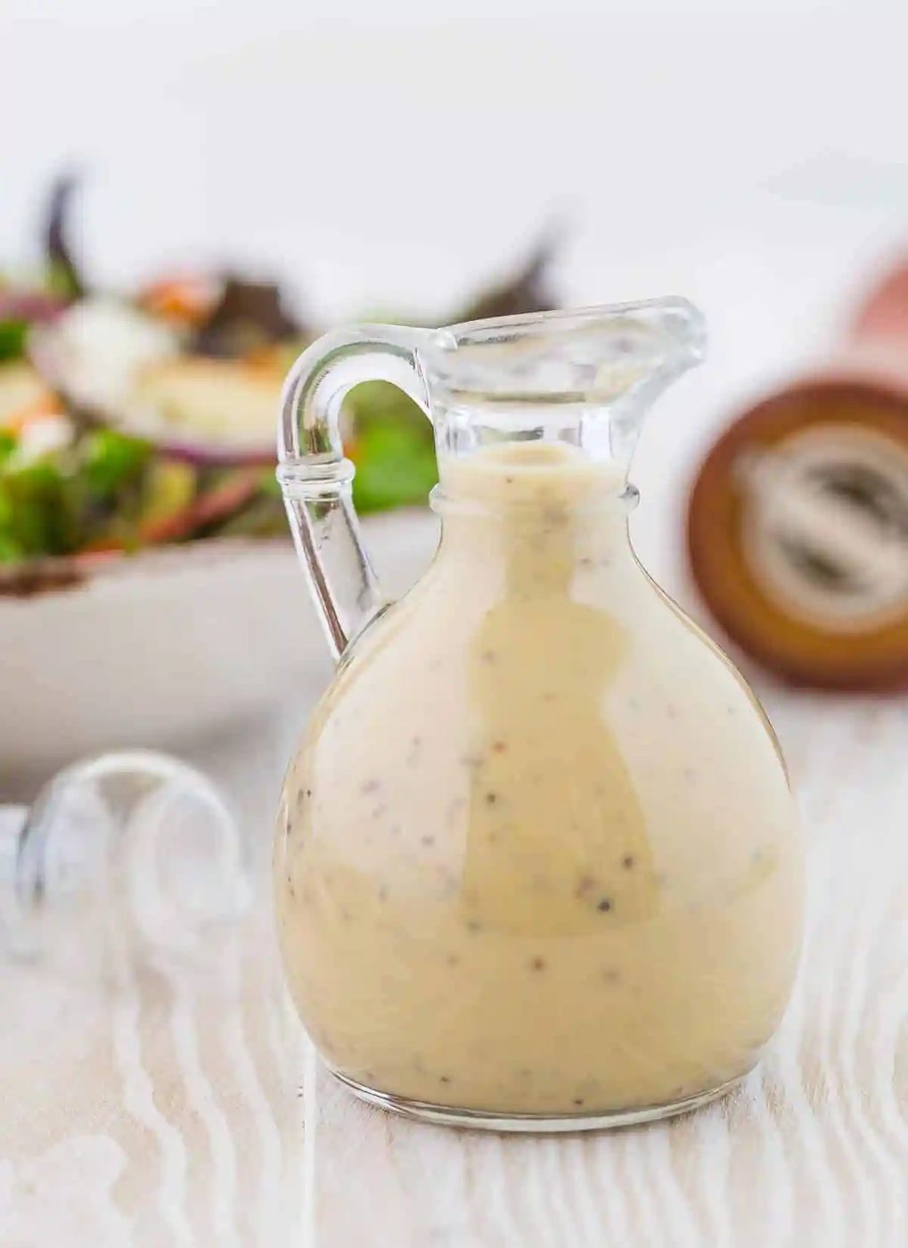Creamy Maple Dressing plus Black Pepper