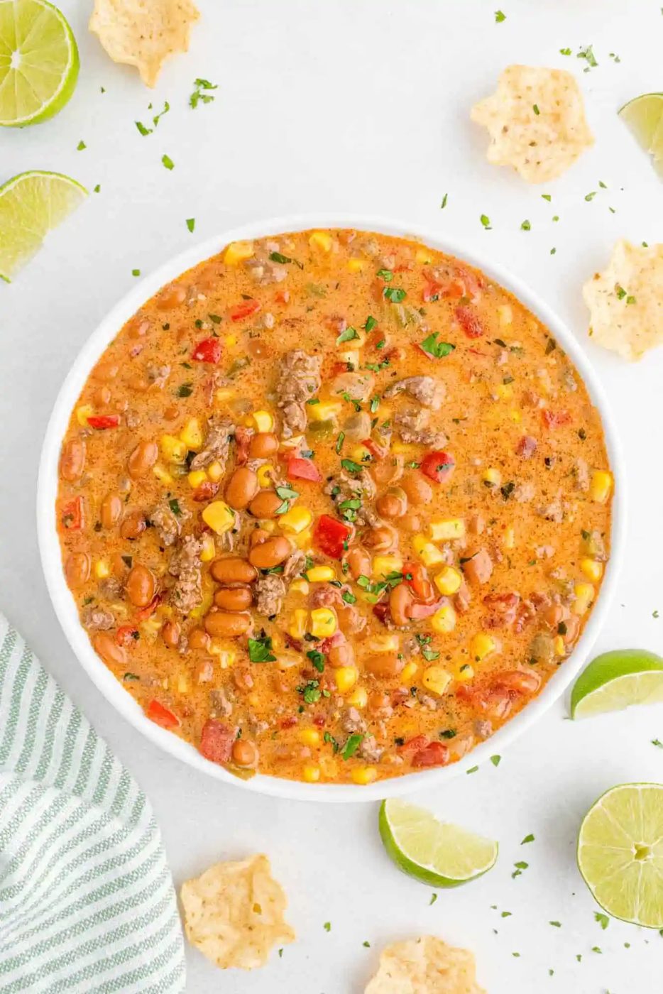Creamy Queso Chili