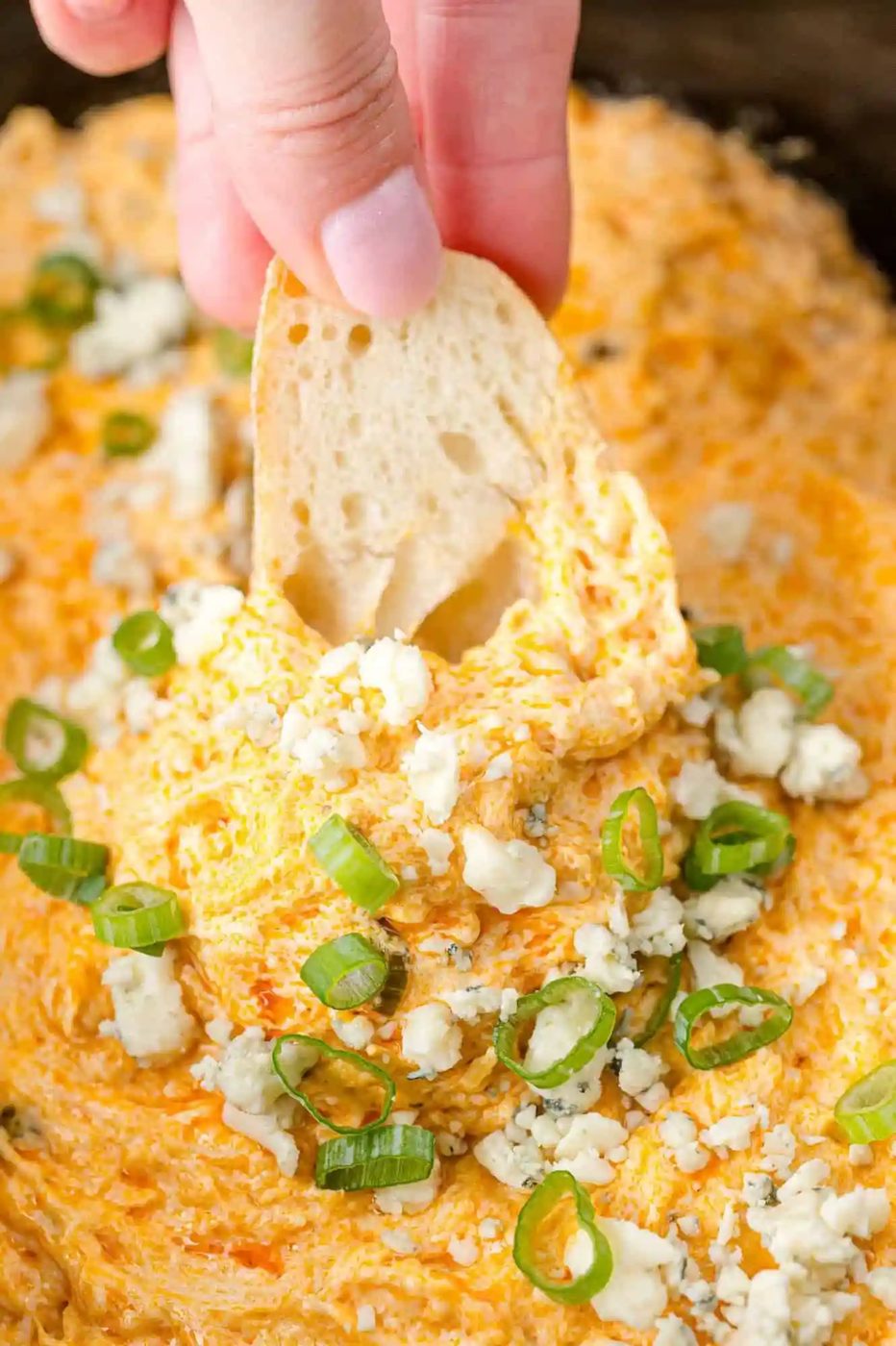 Crockpot Buffalo Chicken Dip