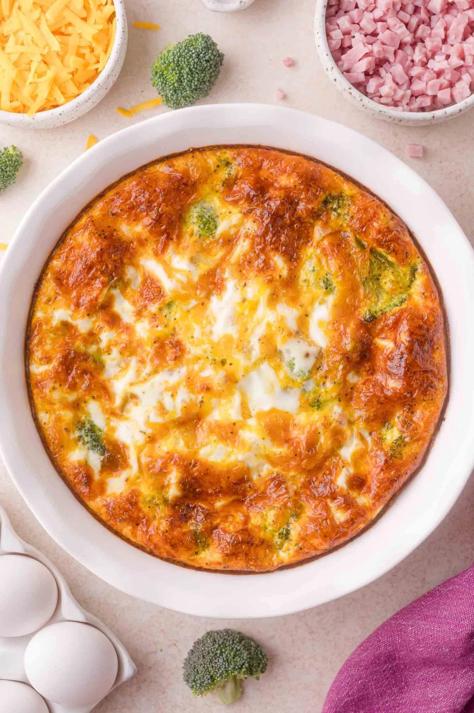 Crustless Quiche
