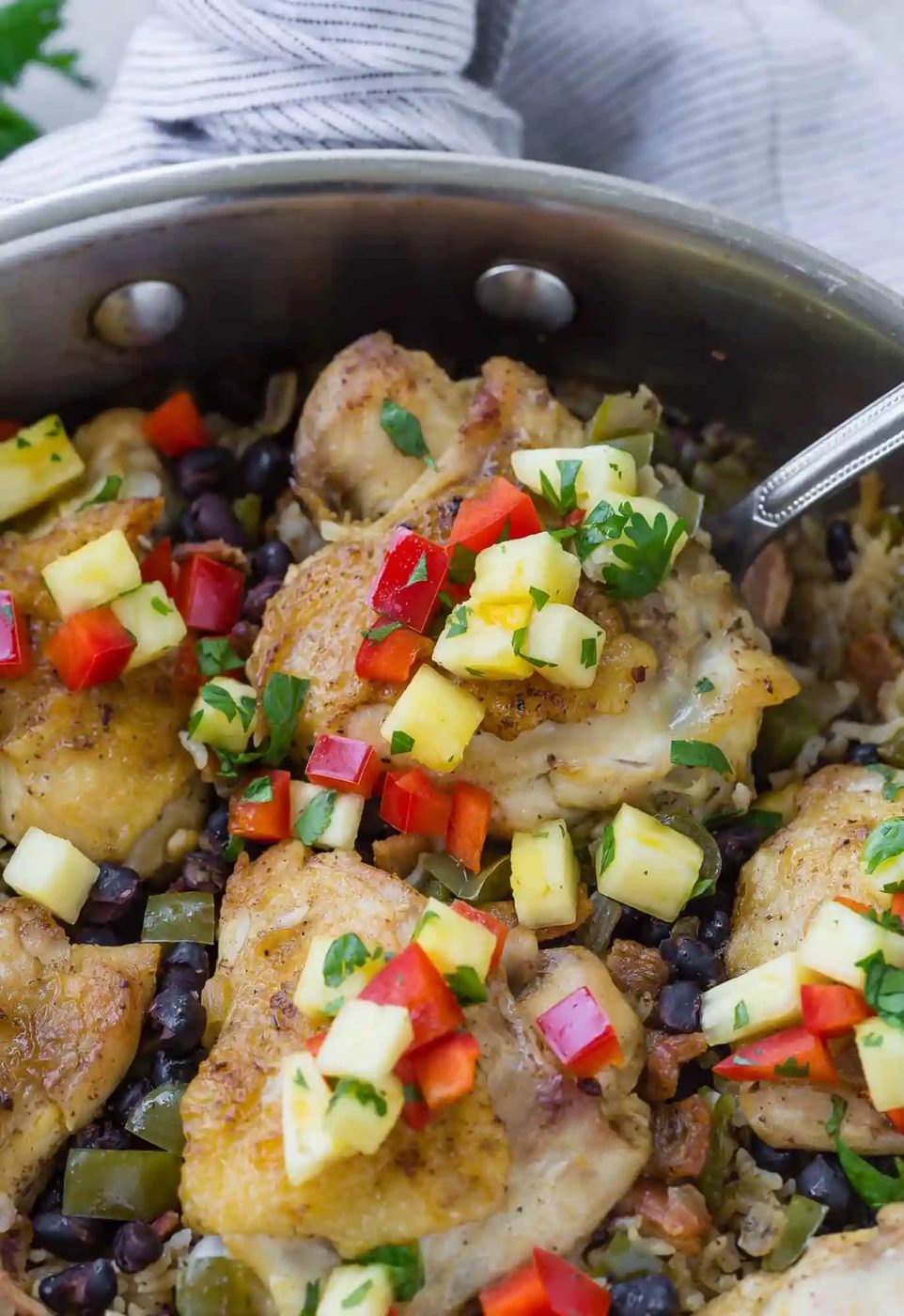One Pan Cuban Chicken & Rice