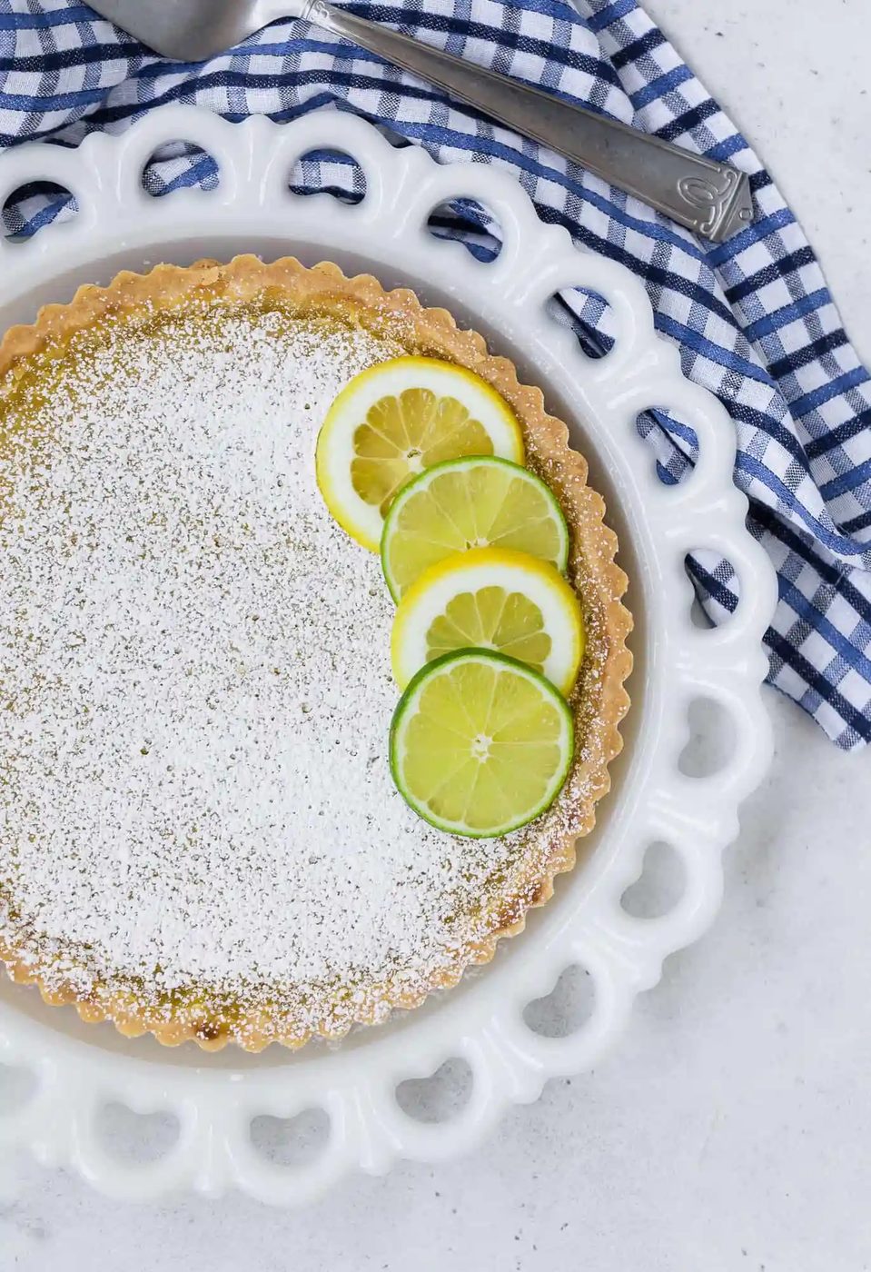 Lemon Lime Tart plus Shortbread Crust