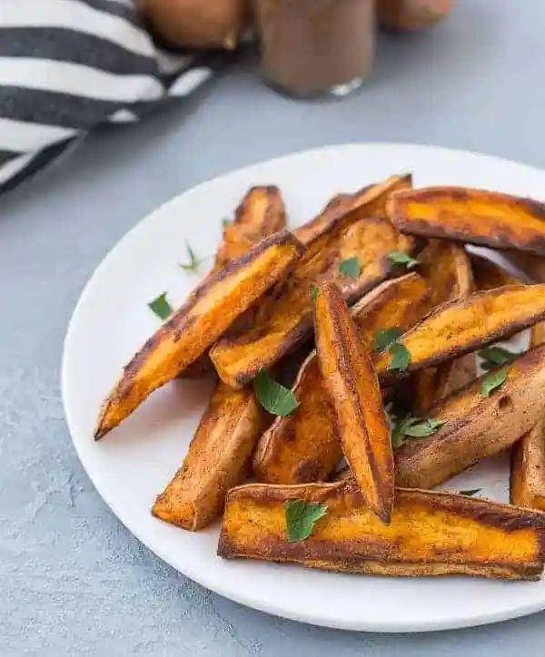 Sweet Potato Wedges, served with Chinese Five Spice