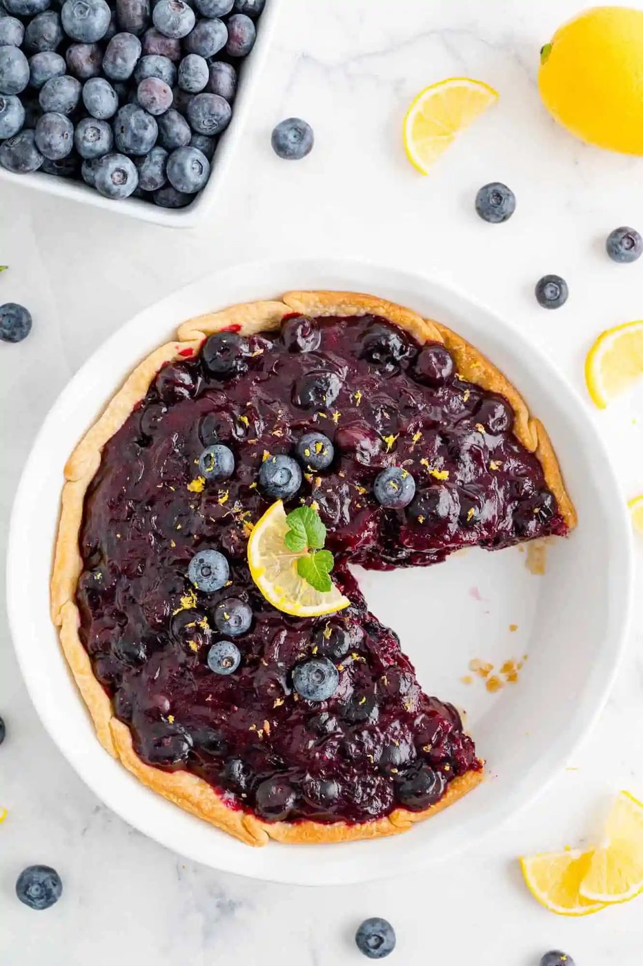 Fresh Blueberry Pie