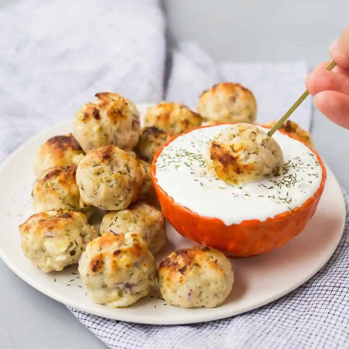 Greek Turkey Meatballs (gluten-free)