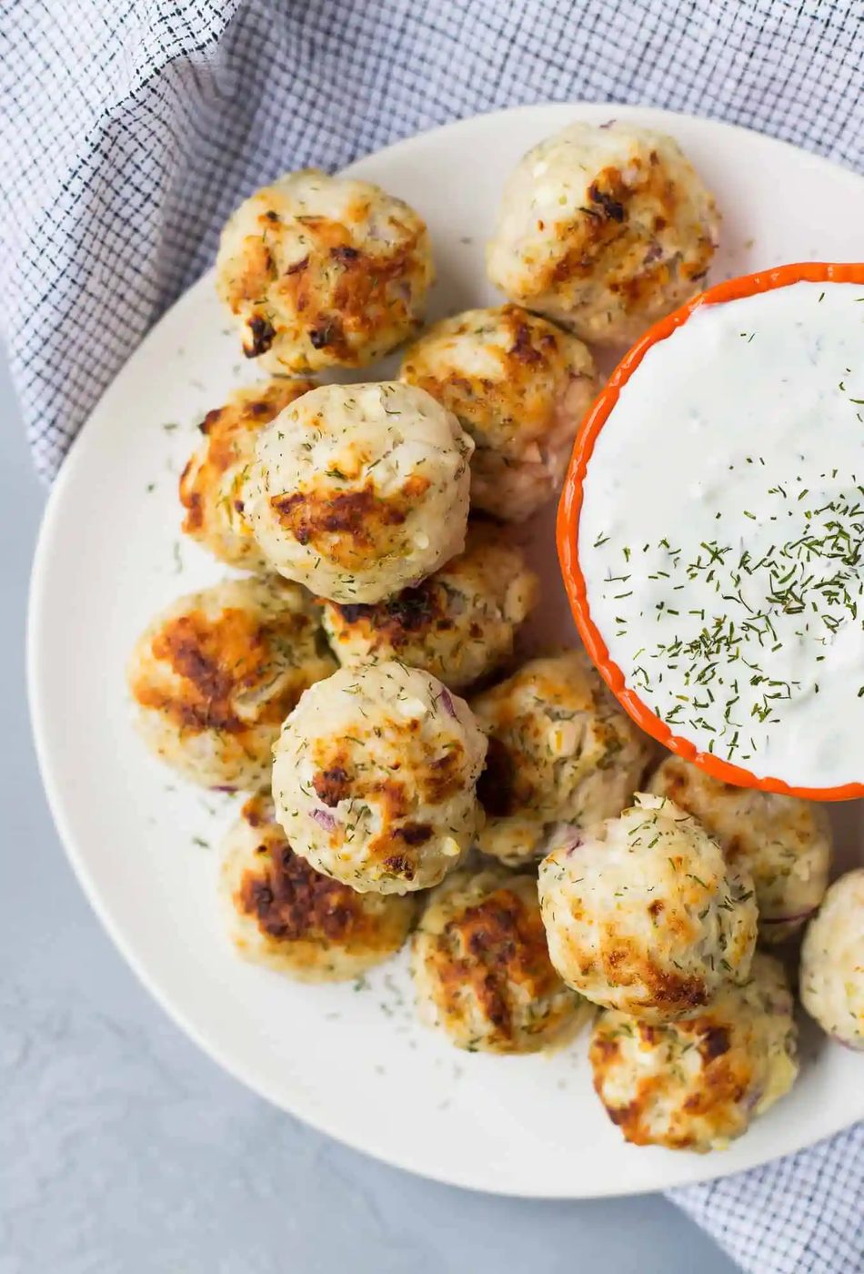 Greek Turkey Meatballs (gluten-free)