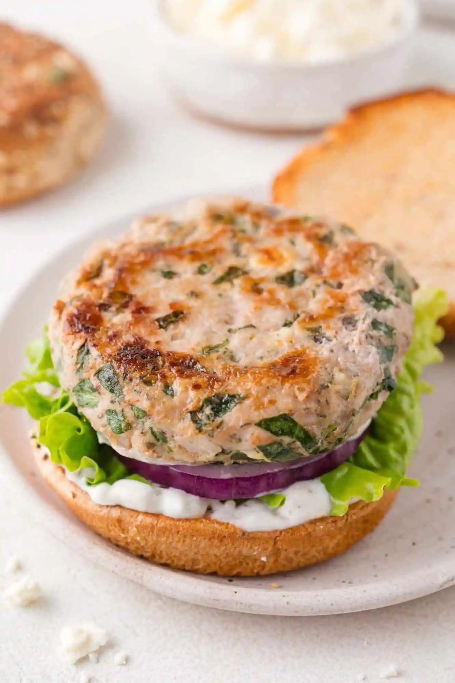 Greek Turkey Burgers