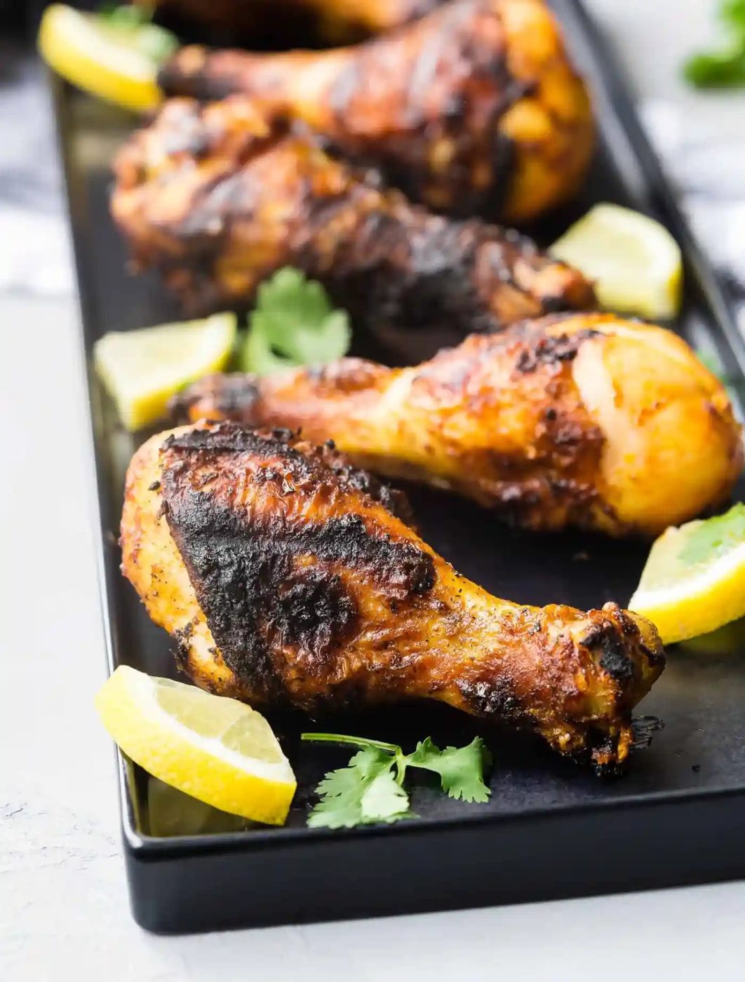 Chicken Shawarma Drumsticks, grilled