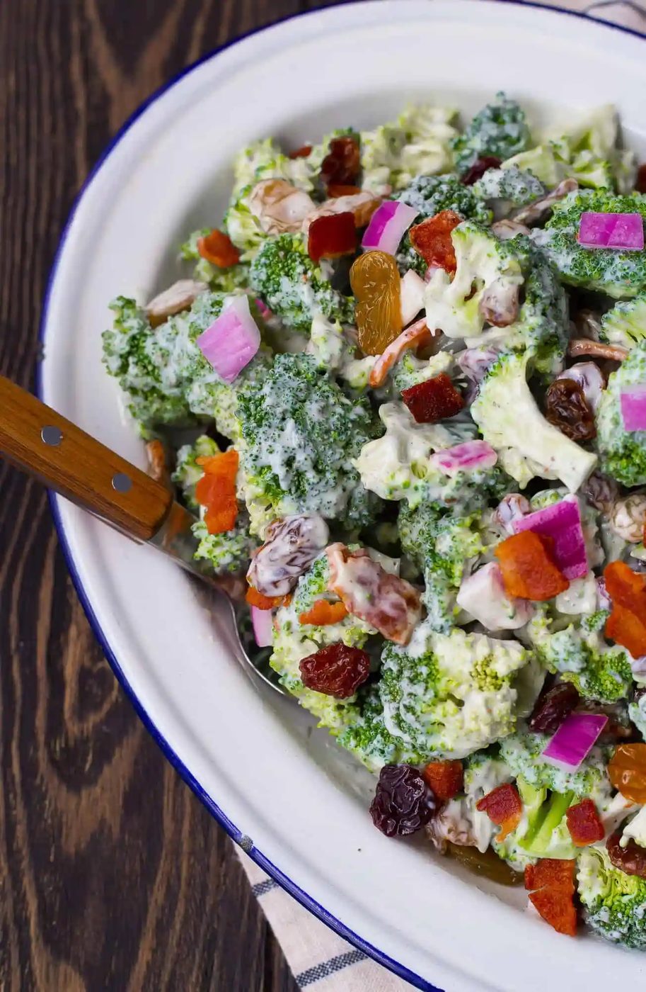 Lighter Broccoli Salad