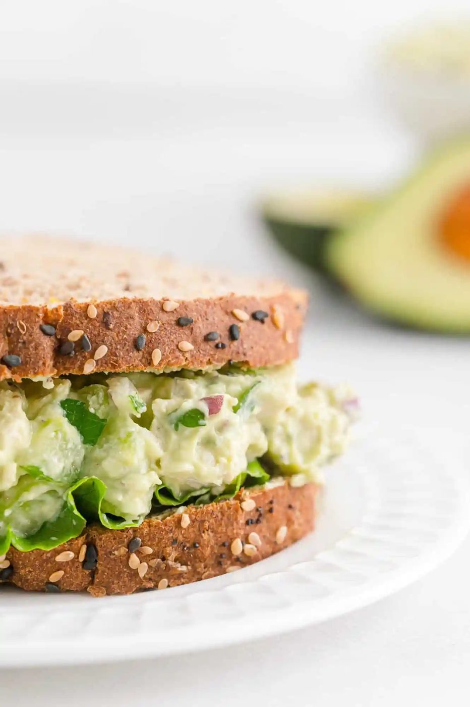 Avocado Chicken Salad – creamy and lighter!