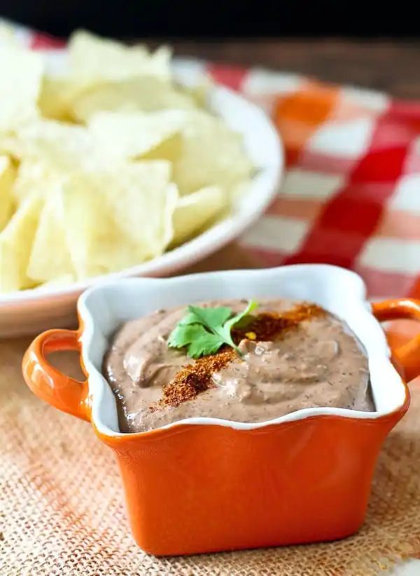 Lighter Southwestern Black Bean Dip