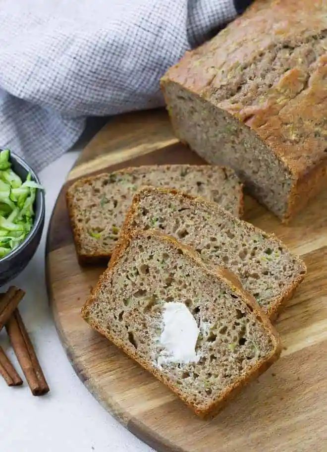 Lighter Zucchini Bread – whole wheat