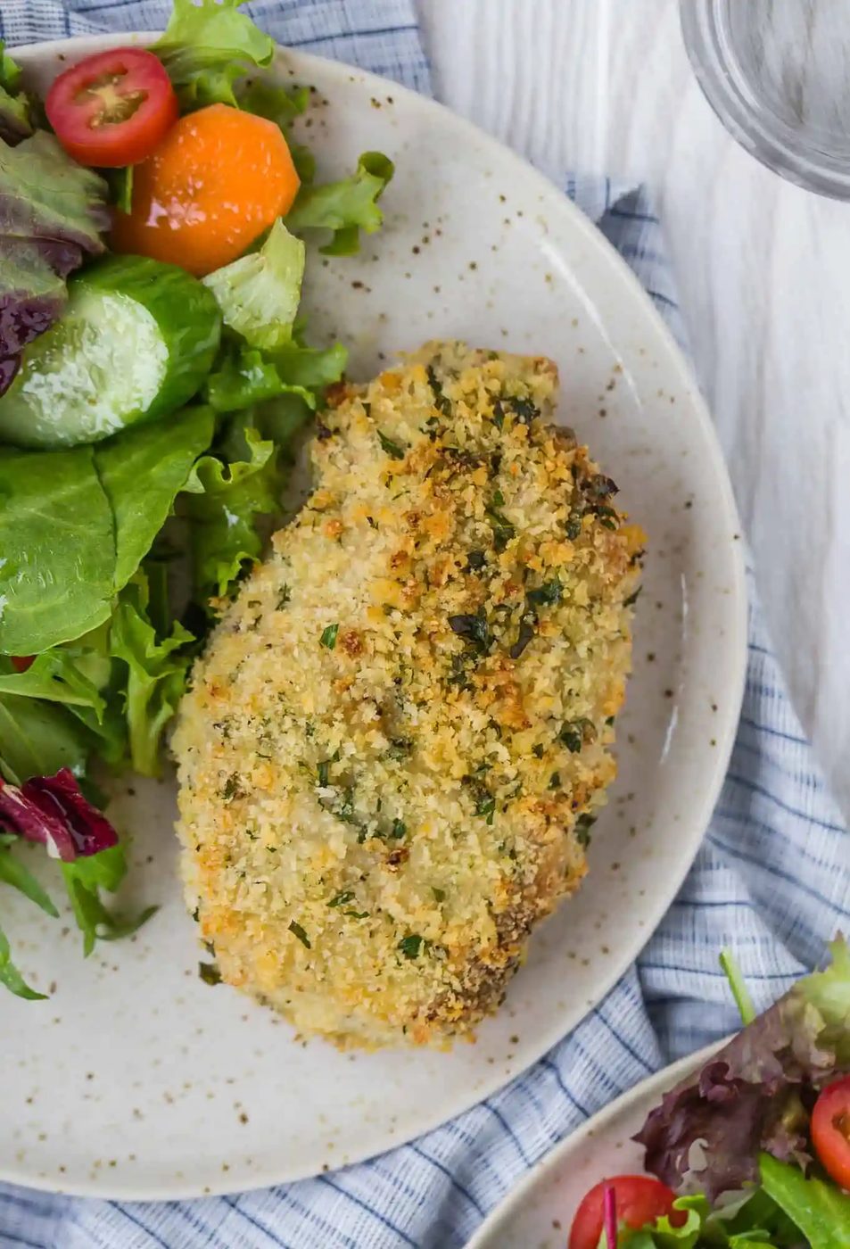 Breaded Pork Chops plus Herbs and Parmesan