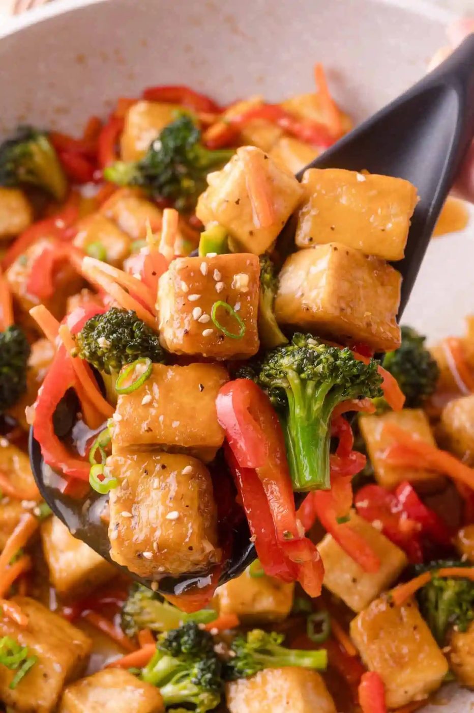 Honey Garlic Tofu Stir Fry