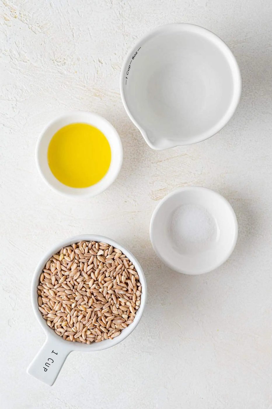 Ingredients needed for recipe.