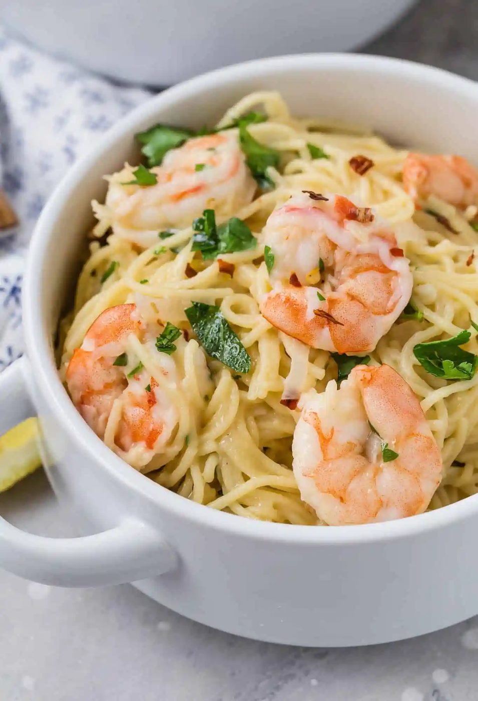 Instant Pot Shrimp Scampi Pasta