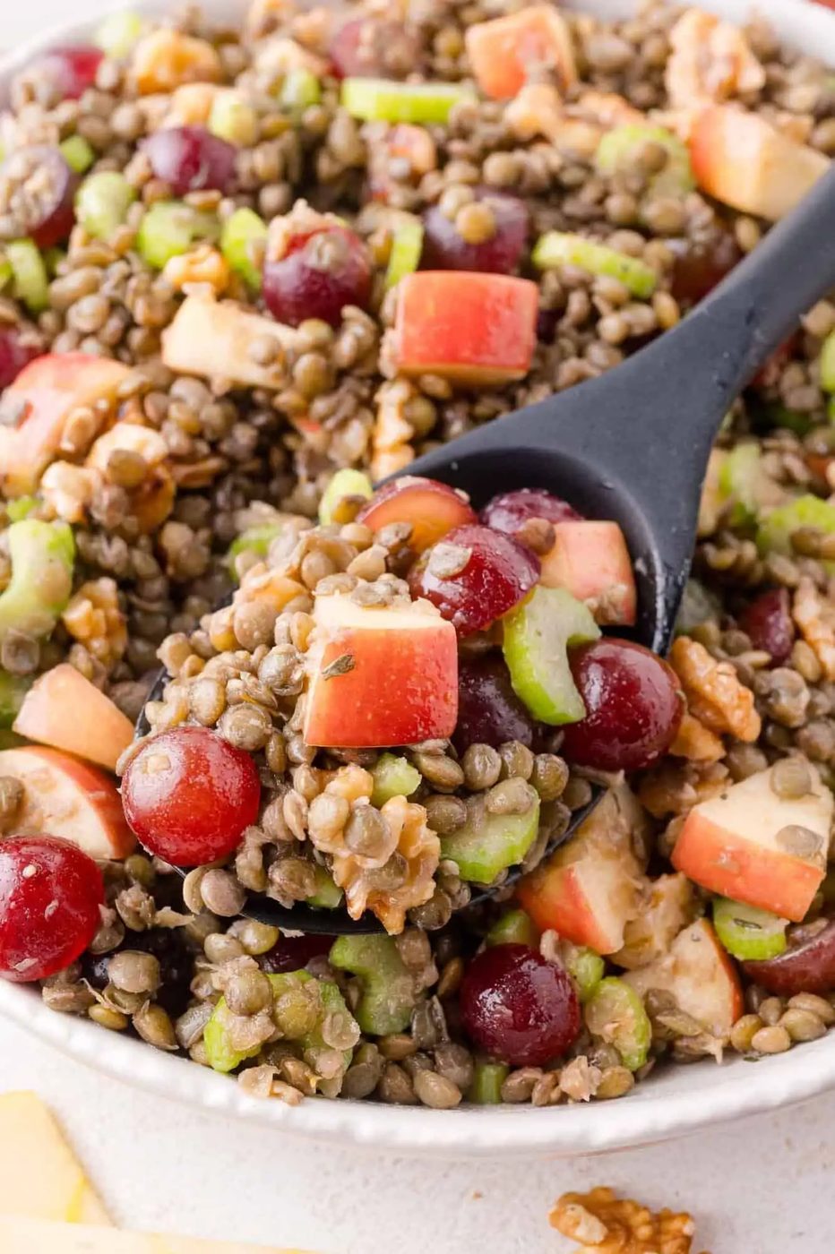 Lentil Waldorf Salad