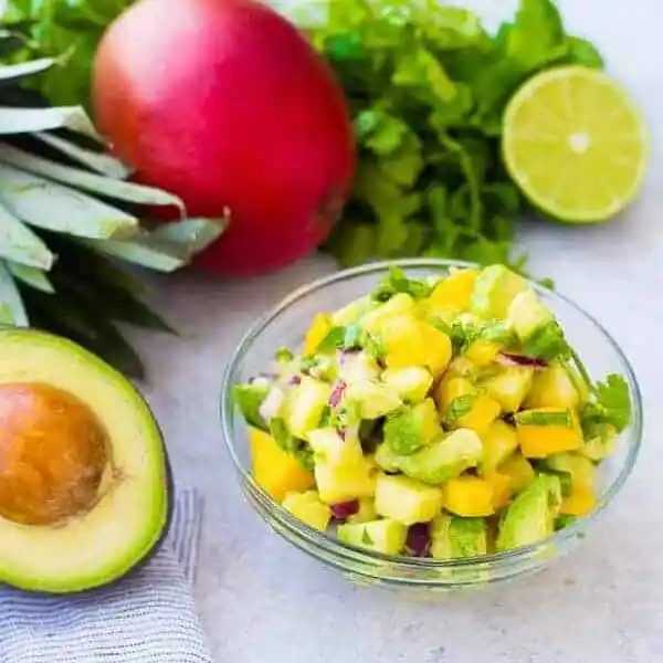 Mango Avocado Salsa plus Pineapple