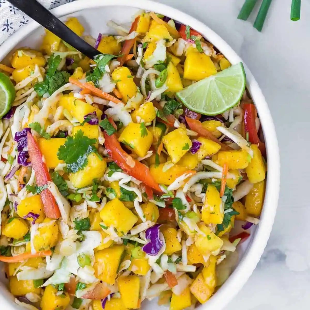 Mango Slaw – reliable for fish tacos